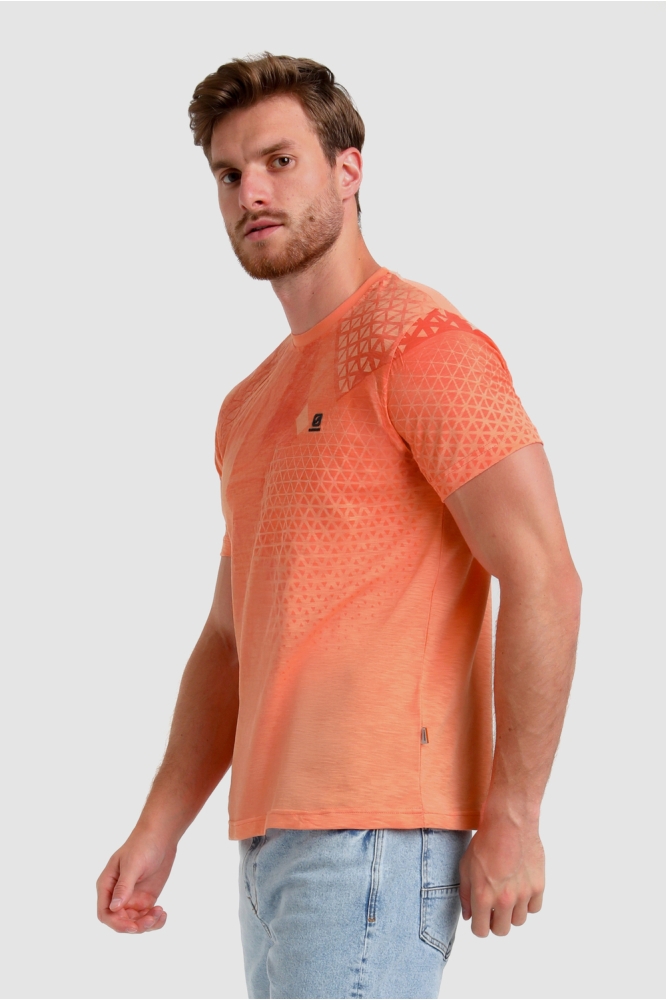 KATOENEN PRINT T SHIRT 155517 4002 light coral